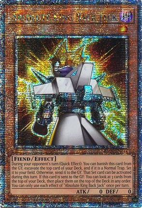 Absolute King Back Jack  [RA04-EN244] Quarter Century Secret Rare 1st Edition
