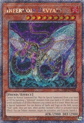 Infernoid Devyaty  [RA04-EN248] Platinum Secret Rare 1st Edition