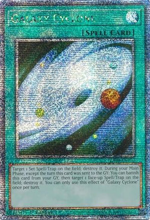 Galaxy Cyclone  [RA04-EN250] Quarter Century Secret Rare 1st Edition