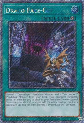 Draco Face-Off  [RA04-EN262] Platinum Secret Rare 1st Edition