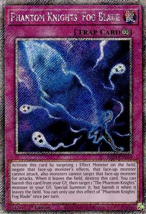 Phantom Knights' Fog Blade  [RA04-EN264] Platinum Secret Rare 1st Edition