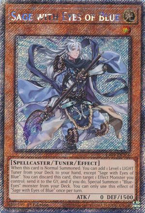 Sage with Eyes of Blue  [RA04-EN266] Platinum Secret Rare 1st Edition