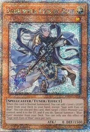 Sage with Eyes of Blue  [RA04-EN266] Quarter Century Secret Rare 1st Edition
