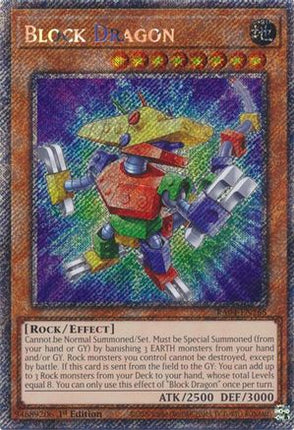 Block Dragon  [RA04-EN268] Platinum Secret Rare 1st Edition