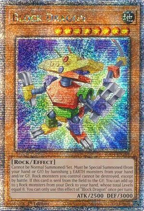 Block Dragon  [RA04-EN268] Quarter Century Secret Rare 1st Edition