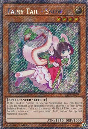Fairy Tail - Snow  [RA04-EN269] Platinum Secret Rare 1st Edition
