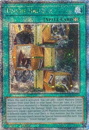 Union Hangar  [RA04-EN270] Quarter Century Secret Rare 1st Edition