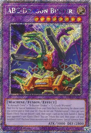 ABC-Dragon Buster  [RA04-EN271] Platinum Secret Rare 1st Edition