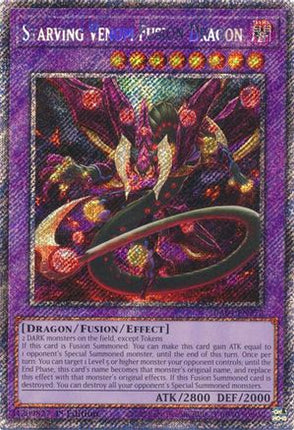 Starving Venom Fusion Dragon  [RA04-EN272] Platinum Secret Rare 1st Edition