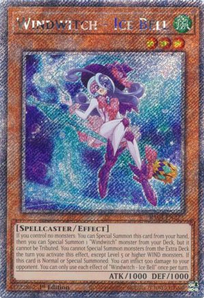 Windwitch - Ice Bell  [RA04-EN273] Platinum Secret Rare 1st Edition