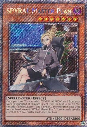 SPYRAL Master Plan  [RA04-EN276] Platinum Secret Rare 1st Edition