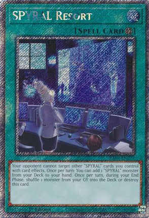 SPYRAL Resort  [RA04-EN277] Platinum Secret Rare 1st Edition