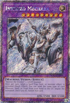 Invoked Mechaba  [RA04-EN279] Platinum Secret Rare 1st Edition