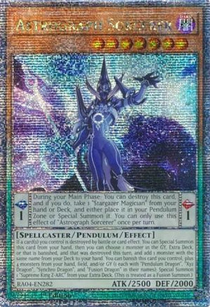 Astrograph Sorcerer  [RA04-EN282] Quarter Century Secret Rare 1st Edition