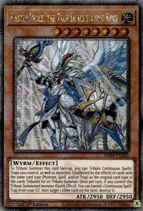 Master Peace, the True Dracoslaying King  [RA04-EN283] Quarter Century Secret Rare 1st Edition