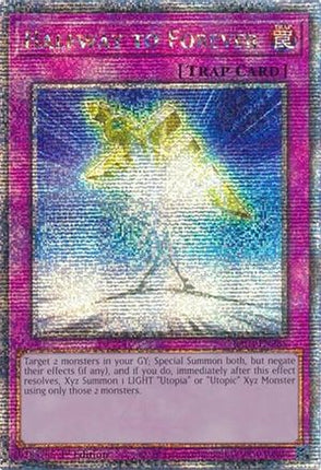 Halfway to Forever  [RA04-EN285] Quarter Century Secret Rare 1st Edition