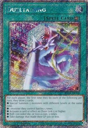 Dueltaining  [RA04-EN286] Platinum Secret Rare 1st Edition