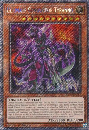 Ultimate Conductor Tyranno  [RA04-EN287] Platinum Secret Rare 1st Edition