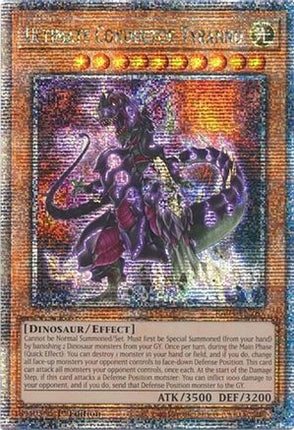 Ultimate Conductor Tyranno  [RA04-EN287] Quarter Century Secret Rare 1st Edition