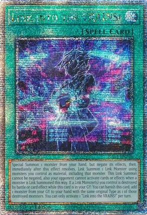 Link into the VRAINS!  [RA04-EN294] Quarter Century Secret Rare 1st Edition