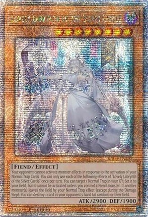 Lovely Labrynth of the Silver Castle  [RA04-EN295] Quarter Century Secret Rare 1st Edition
