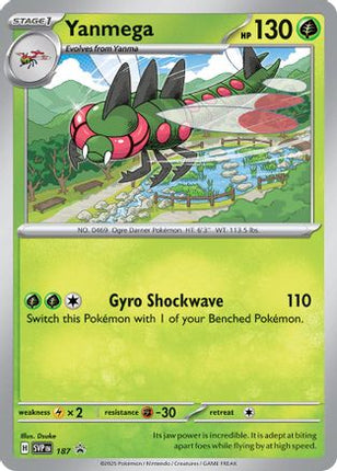 Yanmega - 187 (Cosmos Holo) - 187/null [SV: Scarlet & Violet Promo Cards] Holofoil
