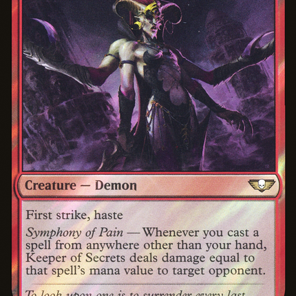 Keeper of Secrets [Warhammer 40,000 Commander] Surge Foil
