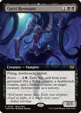 Qarsi Revenant (Extended Art) [Buy-A-Box Promos] Foil