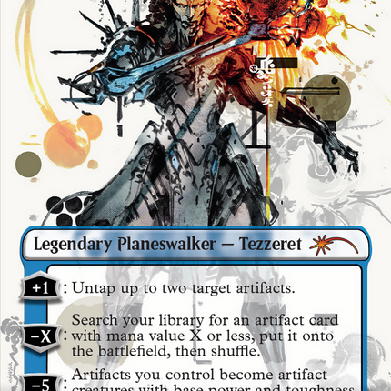 Tezzeret the Seeker (Borderless) [Secret Lair Drop]