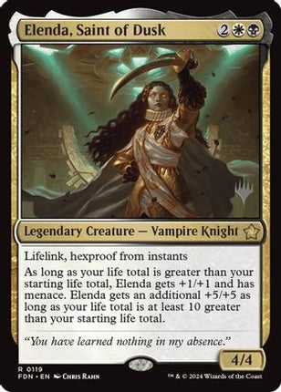 Elenda, Saint of Dusk [Promo Pack: Aetherdrift] Foil