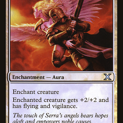 Serra's Embrace [Tenth Edition] Foil