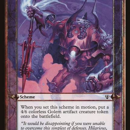 The Iron Guardian Stirs [Archenemy Schemes]