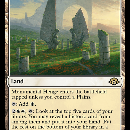 Monumental Henge [Modern Horizons 3] Foil