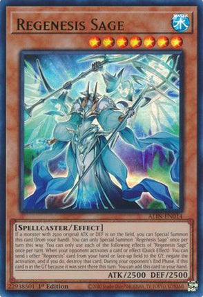 Regenesis Sage (Ultra Rare) [ALIN-EN014] 1st Edition