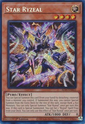 Star Ryzeal (Secret Rare) [ALIN-EN022] 1st Edition
