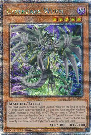 Cyberdark Wurm  [ALIN-EN027] Quarter Century Secret Rare