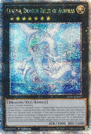 Chasma, Dragon Ruler of Auroras  [ALIN-EN047] Quarter Century Secret Rare 1st Edition