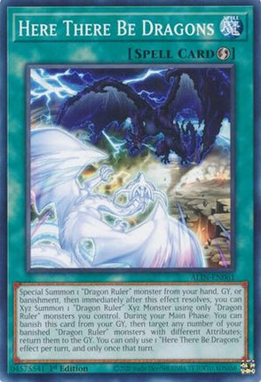 Here There Be Dragons [ALIN-EN061] Common / Short Print 1st Edition