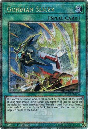 Gordian Slicer  [ALIN-EN066] Quarter Century Secret Rare
