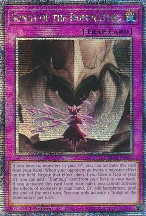 Songs of the Dominators  [ALIN-EN078] Quarter Century Secret Rare