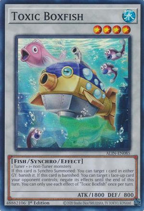 Toxic Boxfish [ALIN-EN085] Super Rare 1st Edition