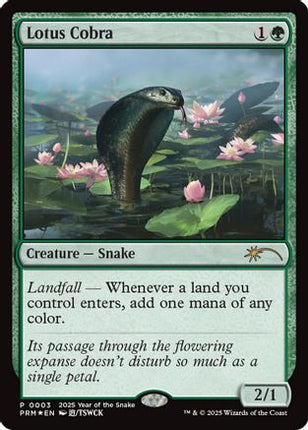 Lotus Cobra (Year of the Snake 2025) [Standard Showdown Promos] Foil