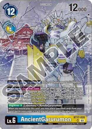 AncientGarurumon (Tamer's Selection Box Ver. Championship 2024) [BT17-028] [Secret Crisis] Foil