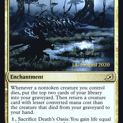 Death's Oasis [Ikoria: Lair of Behemoths Promos] Prerelease Foil