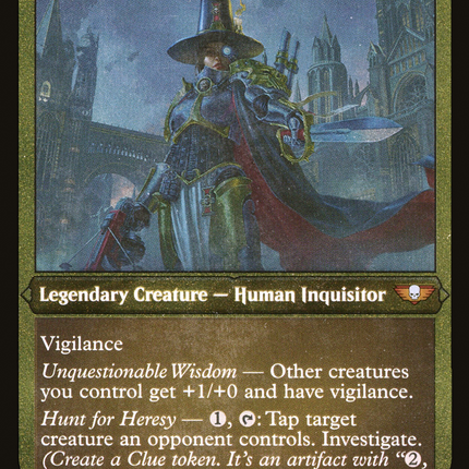 Inquisitor Greyfax [Warhammer 40,000 Commander] Etched Foil