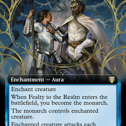 Fealty to the Realm (Extended Art) [Tales of Middle-earth Commander] Foil