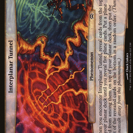 Interplanar Tunnel [Planechase 2012 Planes] Foil