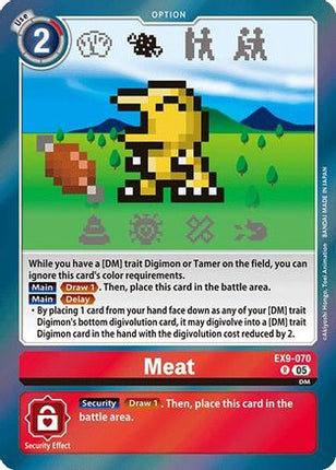 Meat [EX9-070] [Versus Monsters] Foil