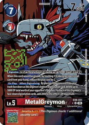 MetalGreymon (Alternate Art) [EX9-011] [Versus Monsters] Foil
