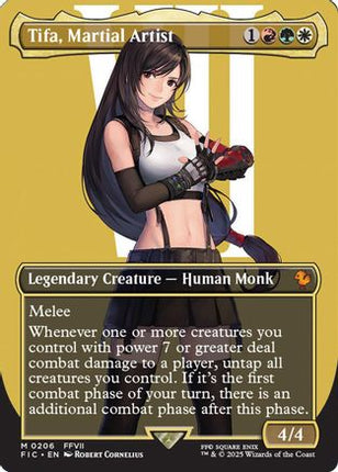 Tifa, Martial Artist (Borderless) [Commander: FINAL FANTASY] Foil